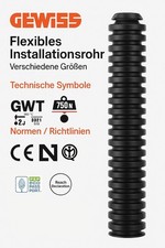 Gewiss Flexibles Installationsrohr M16, M20, M25, M32, M40, M50, M63
