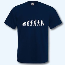 T-Shirt Evolution Gassi gehen