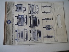 DDR Reklame Messe IFA Papiertragetasche Schwalbe,LO,W50,MZ,Spatz,MIFA,Wartburg,