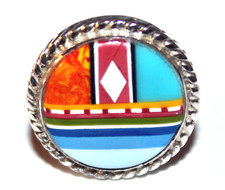 Indianerschmuck Silberschmuck Herren Ohrstecker 925 Silber Indianerohrring Echt