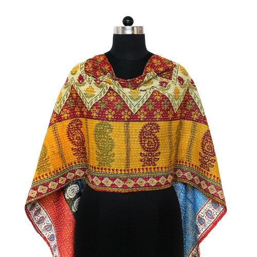 Baumwolle kantha schal - baumwolle,