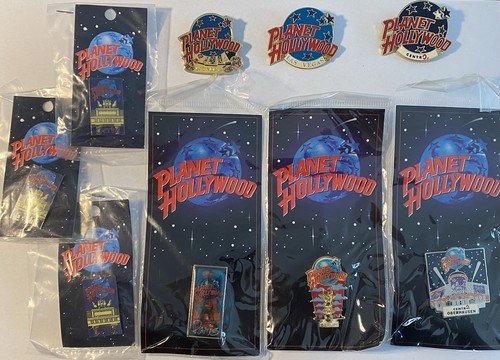 Planet hollywood pins - hollywood,