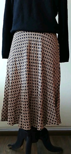 Damen midi rock a linie - h&m,