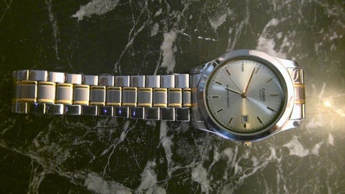 Casio herren armbanduhr silber - casio,