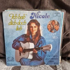 Single7" Nicole  Ich hab' dich doch lieb/Die Augen...weinenden Clowns Siehe Foto