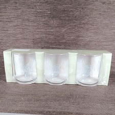 3-Teillige Trinkgläser von PASABAHCE, Tumbler Verres, H: 9,5 cm, gebraucht