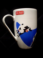 Becher / Tasse / Pott von ARLA BUKO KÜHE KUH / KUHGESICHT mit Glocke Motiv