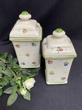 Pfalzkeramik Garmisch 2 Dosen mit Deckel 17 und 19 cm hoch