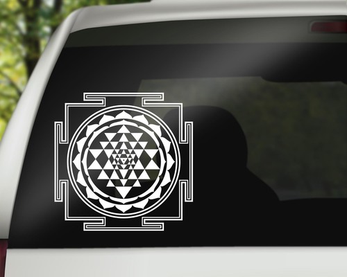 Autoaufkleber sri yantra - sri,