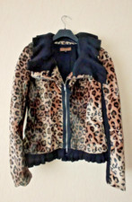 Damenjacke Tigerlook Jacke aus Italien (Bologna) Gr. 38 mit abnehmbaren Kragen