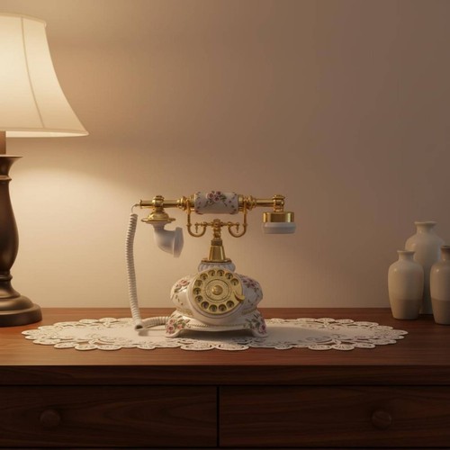 Vintage telefon mit - vintage-telefon,