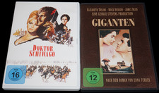 Doktor Schiwago + Giganten (DVD) James Dean, Rock Hudson, Omar Sharif. Klassiker