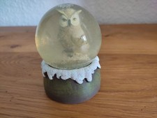 Schneekugel Eule 9 Cm Hoch 6 5 Cm Durchmesser Dekoartikel