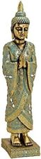 Buddha Stehend Sockel Gold