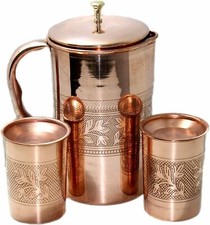 Kupfer geprägt Blumen