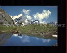 Laemmernhuette Bergsee Rinderhorn Bietschhorn Schutzhuette Sektion Angenstein Be