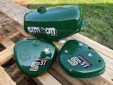 Tankset SIMSON S51 B 2-4 billardgrün 1986 Suhl  Wirbel Elektronik