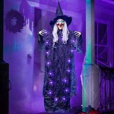Halloween Hexe leuchtend
