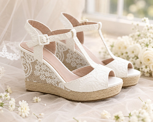 Wedge hochzeitsschuhe braut - hochzeitsschuhe,,