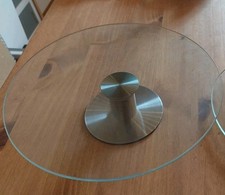 Tortenplatte Glas auf Fuß
