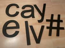 Hochwertige Acrylglas Acrylbuchstaben Deko Wohnaccessoires Wanddeko schwarz