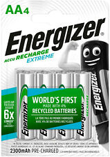 8 x Energizer Recharge Extreme AA 2300 mAh Akku NIMH Mignon (2x4er Blister) 