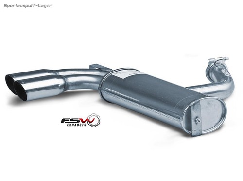 Fsw edelstahl sportauspuff - edelstahl, vw