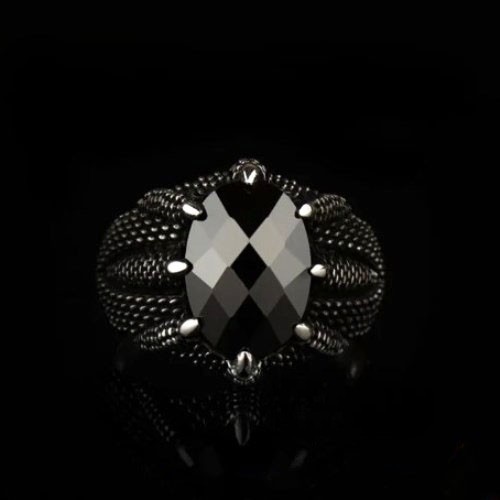 925 sterling silber onyx - silber,