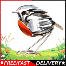 Metal bird sculpture - metal,