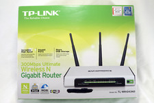 1x TP-Link TL-WR1043ND Ver.1.8, 300Mbps Wireless-N-Gigabit-Router, Zustand sehr