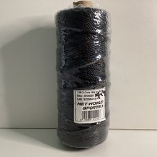 H050 - Net Worlds Sports - Titan Bindfaden - 2mm - 500g Rolle Schwarz