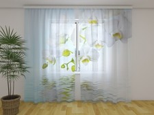 Fotogardine aus Chiffon