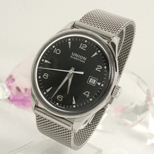 Union Glashütte Noramis Edelstahl Automatik Milanaiseband Full Set von 01/2022