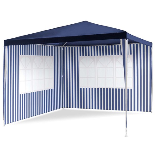 Pavillon partyzelt 3x3m blau - partyzelt,