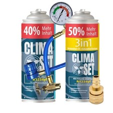 Starter Set Kältemittel Ersatzgas R1234y + 3in1 Öl und Dichtmittel+ Füllschlauch