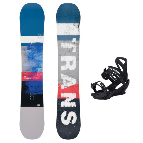 Trans snowboard set - trans, blau