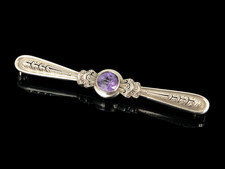 antike Art Deco Brosche um