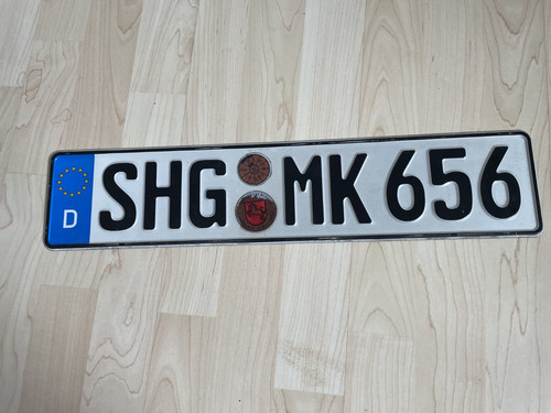 Nummernschild kennzeichen - nummernschild,