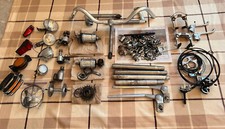Konvolut alter Fahrradteile