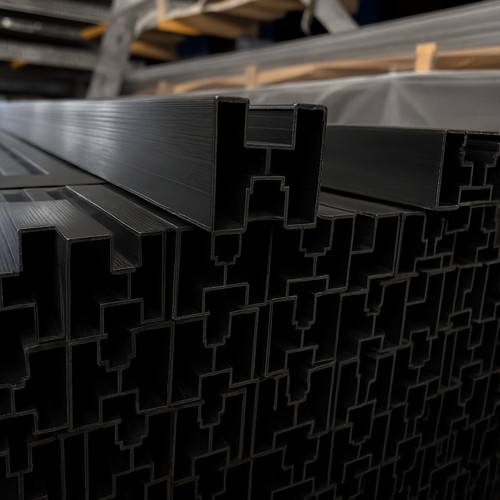 Alu aluminium solarprofil - aluminium,