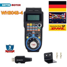 『Ger』 USB Mach3 CNC 4 Achse Wireless Handrad MPG für CNC Fräsmaschine XHC WHB04B