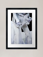 Elvis in weiß gerahmter