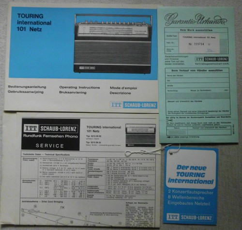 Itt schaub lorenz touring - itt,