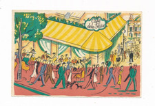 Cafe de la paix place de l`Opera PARIS 1950  Bessere Ansichtskarte