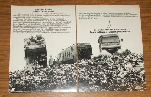 Seltene werbung magirus deutz - seltene,