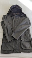 Barbour Wachsjacke Bristol Olive MWX0086OL71 M +Kapuze MHO0003OL71 Sylkoil 04/25