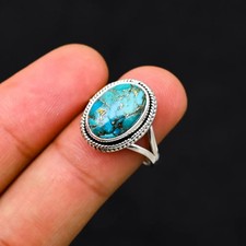 Solid 925 Sterlingsilber Blau