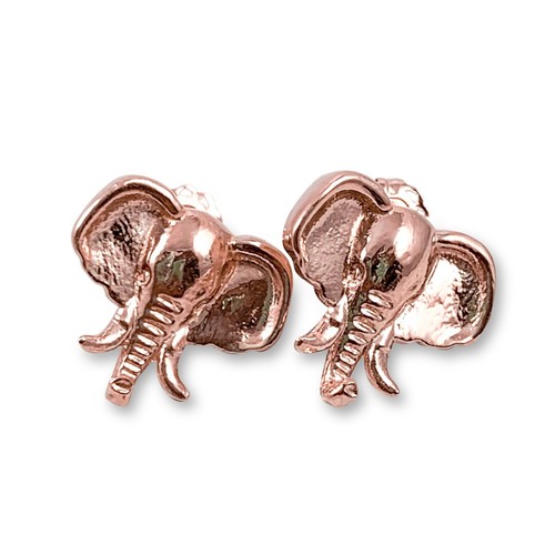 Massive 10k rotgold ohrstecker - 10k,