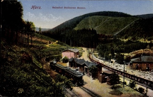 Steinerne renne wernigerode - ak,