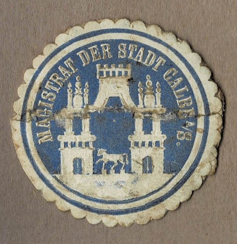 Siegelmarke magistrat der - magistrat,